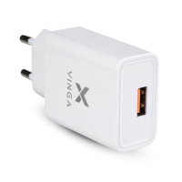 Зарядний пристрій Vinga QC3.0 Quick Wall Charger 1xUSB 18W Max (VWCQAW)