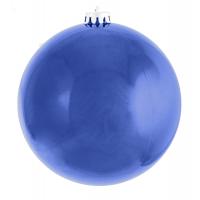 Ялинкова іграшка YES! Fun Куля d-25 см синій глянець (972681)