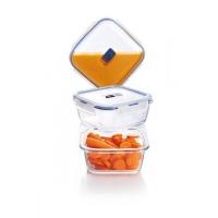 Харчовий контейнер Luminarc Pure Box Active набор 3шт квадр. 380мл/770мл/1220мл (P5276)