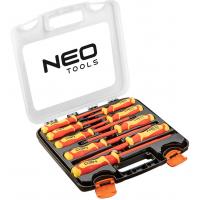 Набір викруток Neo Tools отверток для работы с електричеством до 1000 В, 9 шт. (04-142)