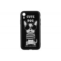 Чохол до мобільного телефона WK iPhone XR, WPC-087, Cute Dog Black (681920360759)
