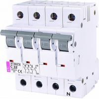 Автоматичний вимикач ETI Выключатель автоматический ETIMAT 6 3p + N C 32А (6 kA) (2146519)