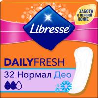 Щоденні прокладки Libresse Daily Fresh Normal Deo, 32 шт (7322540867794)