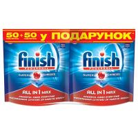 Таблетки для посудомийних машин Finish ALL IN 1 50+50 шт (4820108002548)