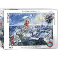 Пазл Eurographics Краєвид на Париж Марк Шагал 1000 елемент (6000-0850)