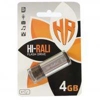 USB флеш накопичувач Hi-Rali 4GB Stark Series Silver USB 2.0 (HI-4GBSTSL)