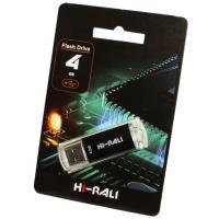 USB флеш накопичувач Hi-Rali 4GB Rocket Series Black USB 2.0 (HI-4GBVCBK)