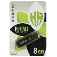 USB флеш накопичувач Hi-Rali 8GB Stark Series Black USB 2.0 (HI-8GBSTBK)