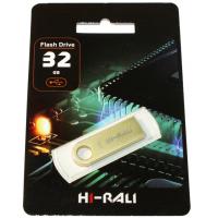 USB флеш накопичувач Hi-Rali 32GB Shuttle Series Gold USB 2.0 (HI-32GBSHGD)