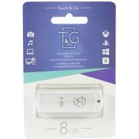 USB флеш накопичувач T&G 8GB 011 Classic Series White USB 2.0 (TG011-8GBWH)
