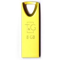 USB флеш накопичувач T&G 8GB 117 Metal Series Gold USB 2.0 (TG117GD-8G)