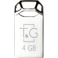 USB флеш накопичувач T&G 4GB 110 Metal Series Silver USB 2.0 (TG110-4G)