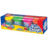 Набір для творчості Colorino Fun Dough, 4 неонові кольори (34319PTR)
