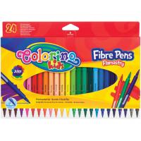 Набір для творчості Colorino Фломастери Fibre Pens 24 кольори (14625PTR/1)