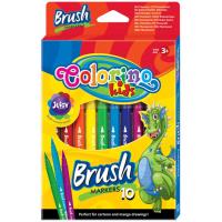 Набір для творчості Colorino Фломастери Brush 10 кольорів (65610PTR)