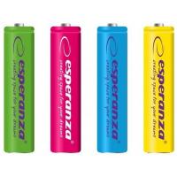 Акумулятор Esperanza AA 2000mAh Ni-MH * 4 mix of colors (EZA108)