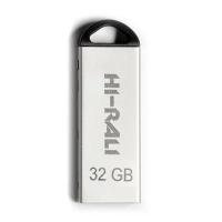 USB флеш накопичувач Hi-Rali 32GB Fit Series Silver USB 2.0 (HI-32GBFITSL)