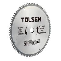 Диск пильний Tolsen пильний з ТВС напайками по алюмінію 210х60Т*30мм (76540)