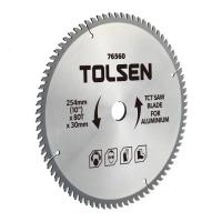 Диск пильний Tolsen пильний з ТВС напайками по алюмінію 254х80Т*30мм (76560)