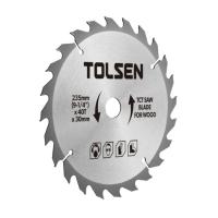 Диск пильний Tolsen пильний з ТВС напайками по дереву 210х48Т*30мм (76441)