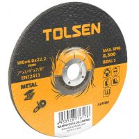 Круг зачистний Tolsen шліфувальний по металу 230х6.0*22.2мм (76307)