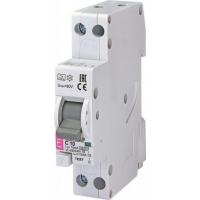 Автоматичний вимикач ETI KZS 1M SUP C 10/0,01 тип A (6kA) (верхнє з'єднання) (KZS 1M SUP C 10/0,01 тип A (6kA) (верхнє)