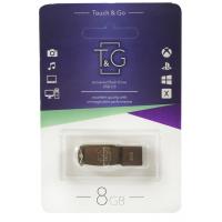 USB флеш накопичувач T&G 8GB 100 Metal Series Silver USB 2.0 (TG100-8G)