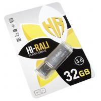 USB флеш накопичувач Hi-Rali 32GB Rocket Series Silver USB 3.0 (HI-32GB3VCSL)