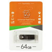 USB флеш накопичувач T&G 64GB 117 Metal Series Black USB 2.0 (TG117BK-64G)