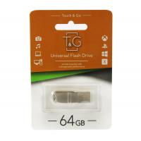 USB флеш накопичувач T&G 64GB 100 Metal Series Silver USB 2.0 (TG100-64G)