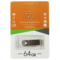 USB флеш накопичувач T&G 64GB 117 Metal Series Silver USB 2.0 (TG117SL-64G)