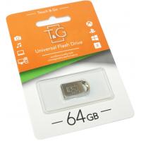 USB флеш накопичувач T&G 64GB 107 Metal Series Silver USB 2.0 (TG107-64G)