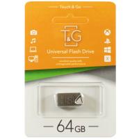 USB флеш накопичувач T&G 64GB 109 Metal Series Silver USB 2.0 (TG109-64G)