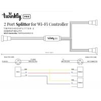 Гірлянда Twinkly PRO Спліттер-розгалуджувач Pro, IP65, чорний (TWPRO400SPLITTER-2)
