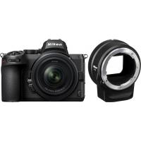 Цифровий фотоапарат Nikon Z5 + 24-50mm F4-6.3 + FTZ Adapter Kit (VOA040K003)