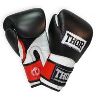 Боксерські рукавички Thor Pro King 12oz Black/Red/White (8041/02(PU) B/R/Wh 12 oz.)
