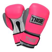 Боксерські рукавички Thor Typhoon 12oz Pink/Grey/White (8027/02(PU) Pink/Grey/W 12 oz.)