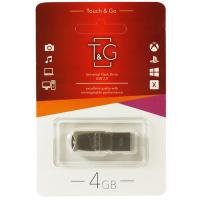 USB флеш накопичувач T&G 4GB 100 Metal Series Silver USB 2.0 (TG100-4G)