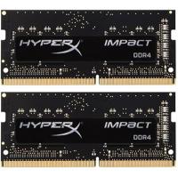 Модуль пам'яті для ноутбука SoDIMM DDR4 32GB (2x16GB) 2400 MHz HyperX Impact Kingston Fury (ex.HyperX) (HX424S15IB2K2/32)