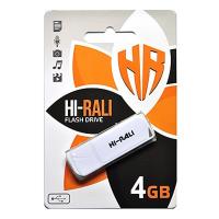 USB флеш накопичувач Hi-Rali 4GB Taga Series White USB 2.0 (HI-4GBTAGWH)