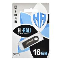 USB флеш накопичувач Hi-Rali 16GB Shuttle Series Black USB 2.0 (HI-16GBSHBK)