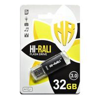 USB флеш накопичувач Hi-Rali 32GB Shuttle Series Black USB 2.0 (HI-32GB3VCBK)