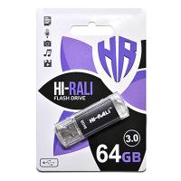 USB флеш накопичувач Hi-Rali 64GB Rocket Series Black USB 3.0 (HI-64GB3VCBK)