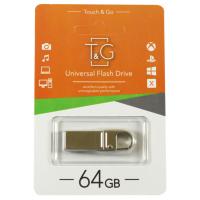 USB флеш накопичувач T&G 64GB 027 Metal Series Silver USB 2.0 (TG027-64G)
