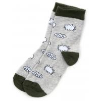 Шкарпетки Bross з хмаринками (17063-5-gray)