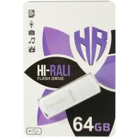 USB флеш накопичувач Hi-Rali 64GB Taga Series White USB 2.0 (HI-64GBTAGWH)
