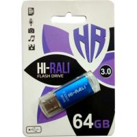USB флеш накопичувач Hi-Rali 64GB Rocket Series Blue USB 2.0 (HI-64GBVCBL)