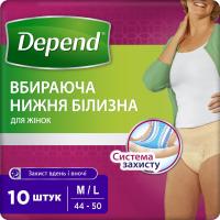 Підгузки для дорослих Depend Трусики для жінок M/L (5029053560724)