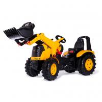 Веломобіль Rolly Toys Трактор з ковшем rollyX-Trac Premium JCB чорно-жовтий (651139)