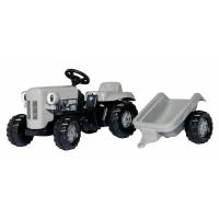 Веломобіль Rolly Toys Трактор з причіпом rollyKid-X Little Grey Fergie сірий (014941)